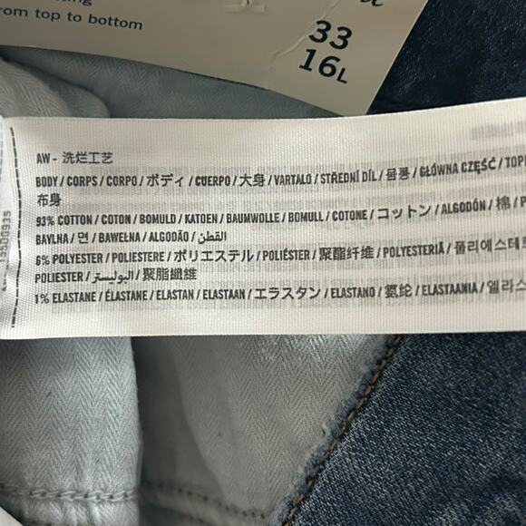 Abercrombie & Fitch The Super Skinny Ankle High Rise Cropped Denim 33 - Picture 7 of 7